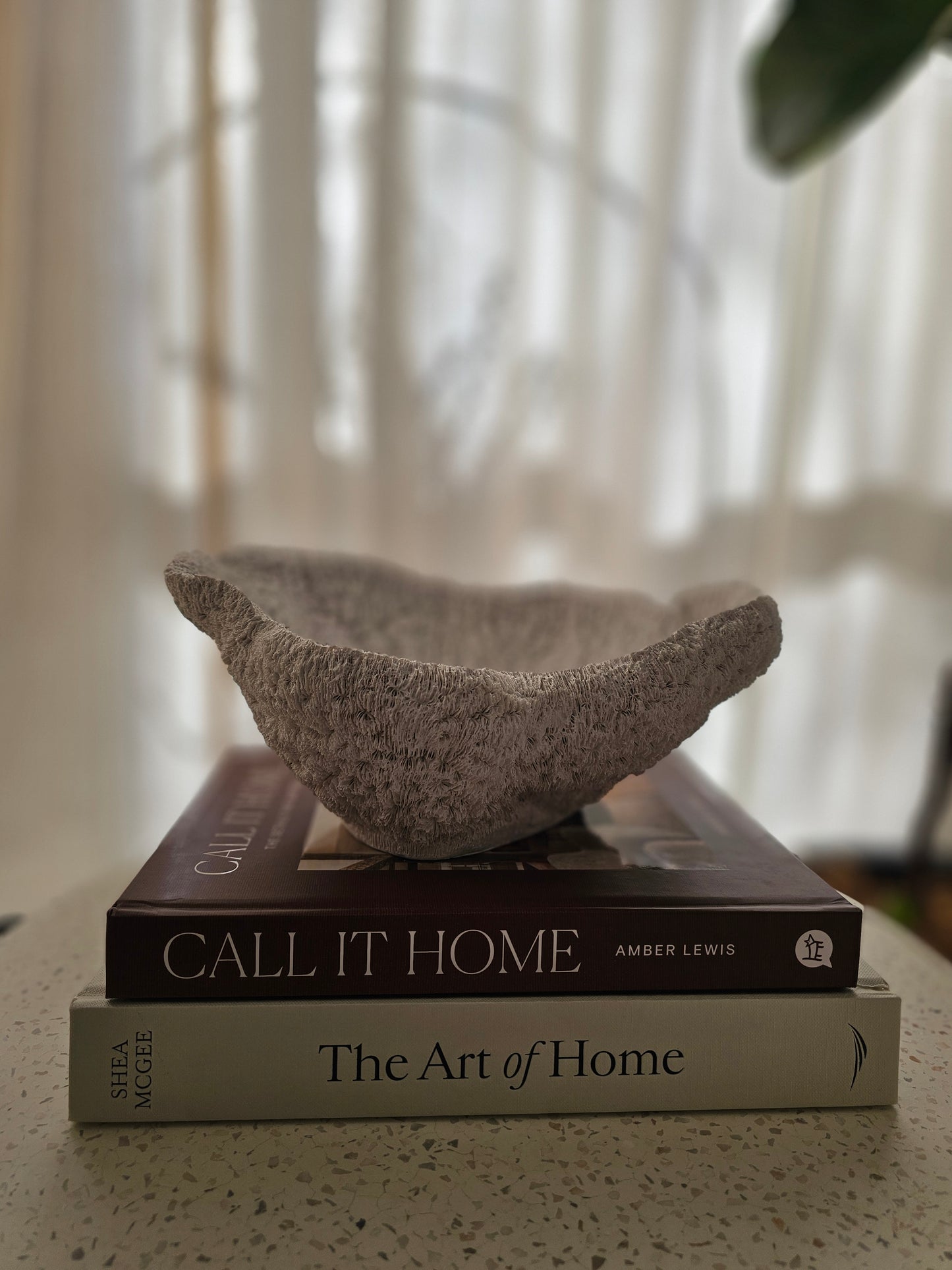 Coral Bowl | Sculptural Decorative Bowl | Neutral Textured Home Decor | Modern Coastal Styling